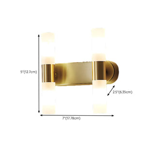 ZOWALA - Modern Gold Metal Wall Light #size