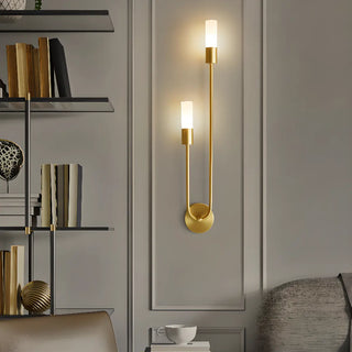 ZOWALA - Modern Gold Metal Wall Light Image - 2