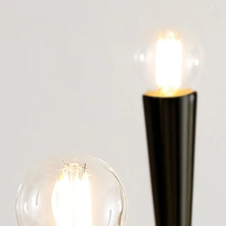 ZOWALA - Modern Black Curved Arms Chandelier Adjustable Height Image - 10