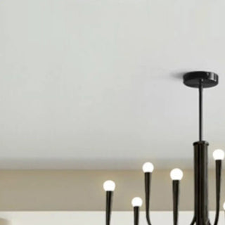 ZOWALA - Modern Black Curved Arms Chandelier Adjustable Height Image - 9