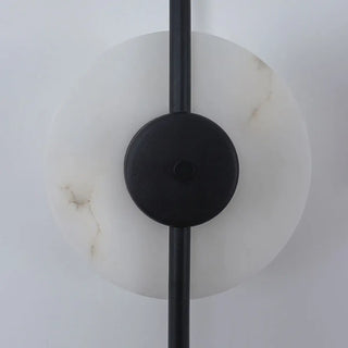 Modern Black Orb Vertical LED Wall Sconce Light Zawala Image - 8