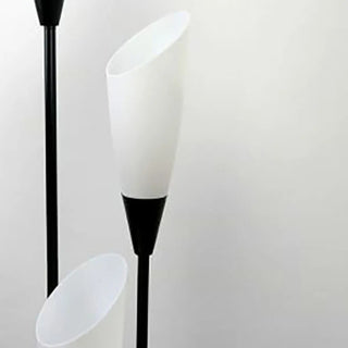 Sleek 3-Light Black Column Metal Modern Floor Lamp Zawala Image - 7