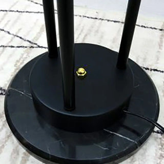 Sleek 3-Light Black Column Metal Modern Floor Lamp Zawala Image - 8