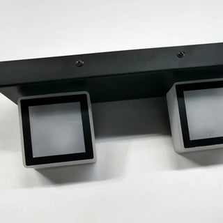 3-Light Rotatable Modern Square LED Black Vanity Light Zawala Image - 10