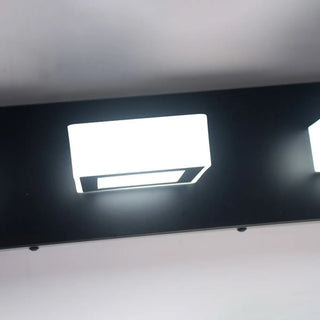 3-Light Rotatable Modern Square LED Black Vanity Light Zawala Image - 9
