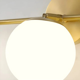3-Light Modern Spherical Glass Vanity Light Fixture Zowala Image - 12