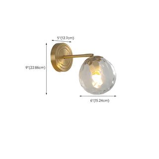 3-Light Modern Spherical Glass Vanity Light Fixture Zowala Image - 16