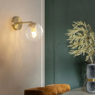 3-Light Modern Spherical Glass Vanity Light Fixture Zowala Image - 3