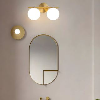 3-Light Modern Spherical Glass Vanity Light Fixture Zowala Image - 6