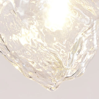 ZOWALA - Modern Geometric Clear Glass Round Dining Room Pendant Light Image - 14