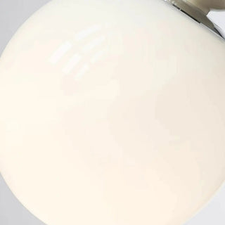 Modern Bedroom Blue White Glass Triple Globe Pendant Light Zawala Image - 13