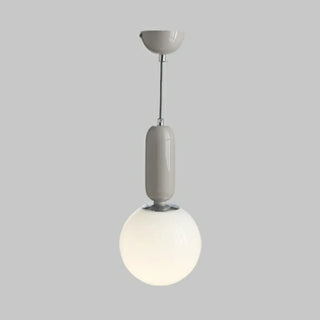 Modern Bedroom Blue White Glass Triple Globe Pendant Light Zawala Image - 8