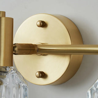 3-Light Modern Clear Crystal Globe LED Vanity Light Zawala Image - 10