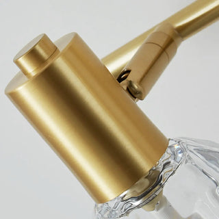 3-Light Modern Clear Crystal Globe LED Vanity Light Zawala Image - 11