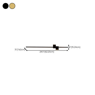 Minimalist Linear Design Vertical Black Wall Sconce Zawala Image - 13