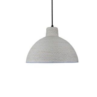 ZOWALA - Modern Textured Metal Round Hanging Pendant Light Image - 10