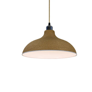 ZOWALA - Modern Textured Metal Round Hanging Pendant Light Image - 11