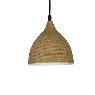 ZOWALA - Modern Textured Metal Round Hanging Pendant Light Image - 13