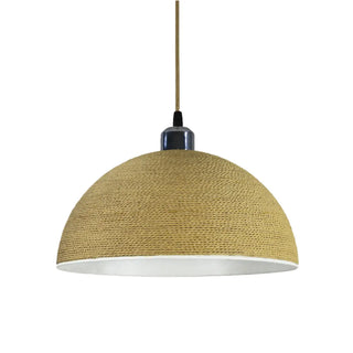ZOWALA - Modern Textured Metal Round Hanging Pendant Light Image - 22