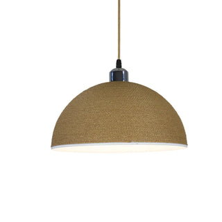 ZOWALA - Modern Textured Metal Round Hanging Pendant Light Image - 7