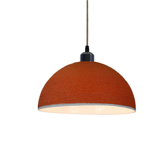 ZOWALA - Modern Textured Metal Round Hanging Pendant Light Image - 8