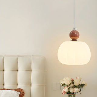 ZOWALA - Modern Triple White Globe Linear Bedroom Pendant Light Set Image - 3