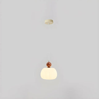 ZOWALA - Modern Triple White Globe Linear Bedroom Pendant Light Set Image - 9