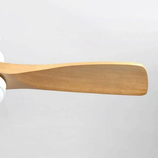 3 Solid Wood Blades  LED Modern Ceiling Fan with Light Zawala Image - 12