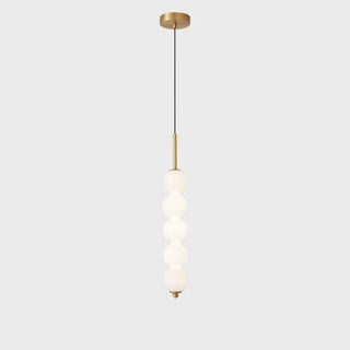 ZOWALA - Modern Sleek Multi Globe Glass Bedroom Pendant Light Image - 11