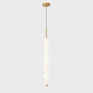 ZOWALA - Modern Sleek Multi Globe Glass Bedroom Pendant Light Image - 17