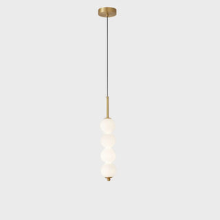 ZOWALA - Modern Sleek Multi Globe Glass Bedroom Pendant Light Image - 9