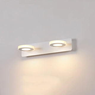 ZOWALA - Rotatable White Circular LED Bathroom Vanity Light Image - 19