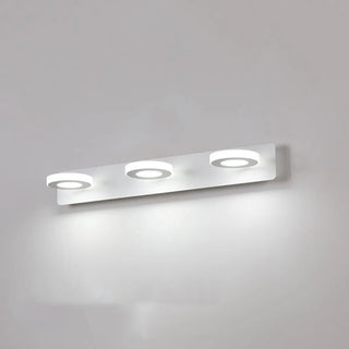 ZOWALA - Rotatable White Circular LED Bathroom Vanity Light Image - 20