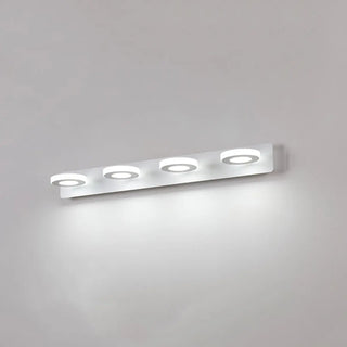 ZOWALA - Rotatable White Circular LED Bathroom Vanity Light Image - 22
