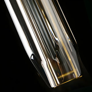 ZOWALA - Modern Balck Cylinder Crystal Dining Room Pendant Light Image - 18