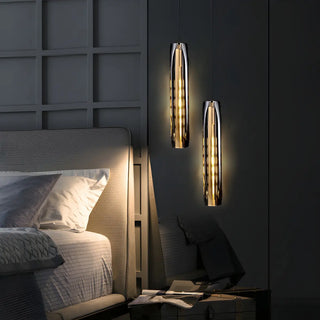 ZOWALA - Modern Balck Cylinder Crystal Dining Room Pendant Light Image - 3
