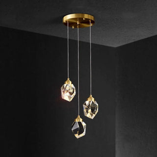 ZOWALA - Modern Bedroom Teardrop Glass Crystal Pendant Light  Image - 20