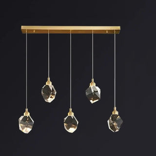 ZOWALA - Modern Bedroom Teardrop Glass Crystal Pendant Light  Image - 21