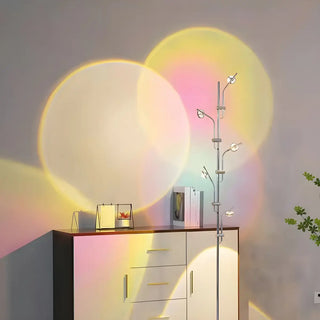 Adjustable Multi-Lights Modern Tree Wa Wa Floor Lamp Zawala Image - 3
