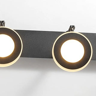ZOWALA - Modern Black 5 Light Bathroom Vanity Fixture Image - 10