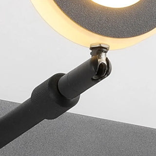 ZOWALA - Modern Black 5 Light Bathroom Vanity Fixture Image - 11