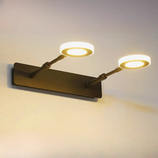 ZOWALA - Modern Black 5 Light Bathroom Vanity Fixture Image - 6