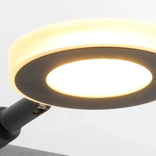ZOWALA - Modern Black 5 Light Bathroom Vanity Fixture Image - 9