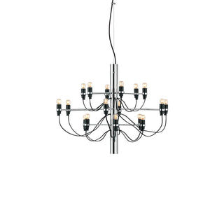 ZOWALA - Modern 5 Tiers Black Metal Starburst Chandelier Image - 8