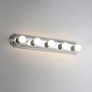 6-Light Modern Globe Chrome Wall Vanity Light Fixture Zawala Image - 10