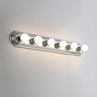 6-Light Modern Globe Chrome Wall Vanity Light Fixture Zawala Image - 11