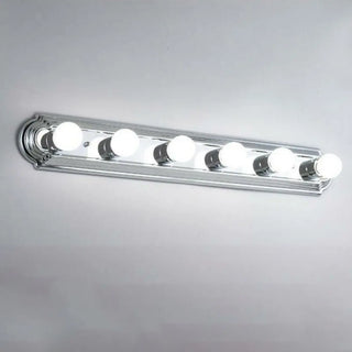 6-Light Modern Globe Chrome Wall Vanity Light Fixture Zawala Image - 12