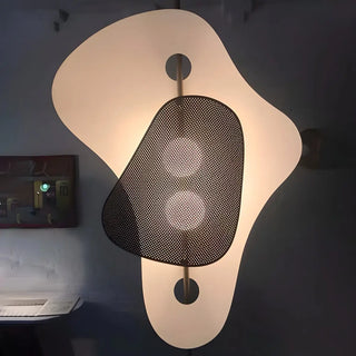 Abstract Blue Irregular Modern Metal LED Floor Lamp Zawala Image - 3