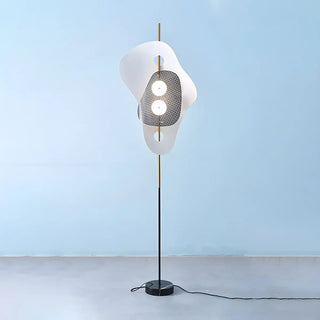 Abstract Blue Irregular Modern Metal LED Floor Lamp Zawala Image - 6