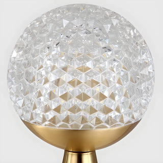 Minimalist Globe Shade Cone Base Geometric Table Lamp Zawala Image - 12